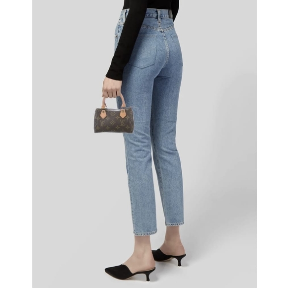 Authentic LOUIS VUITTON Monogram Mini Sac HL Speedy - Picture 10 of 10